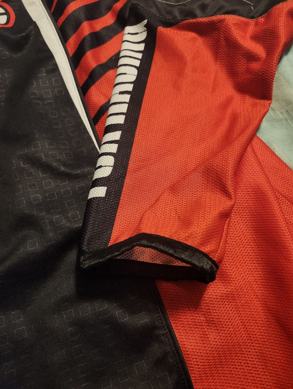 Fox Racing Motocross Jersey Red Black White Long Sleeve BMX MX Men's Size 2XL - Picture 2 of 15